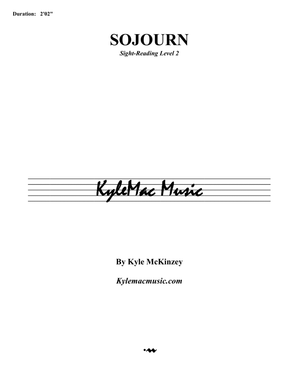 Sojourn - S.R. Level 2 Concert Band scores gallery preview page 1