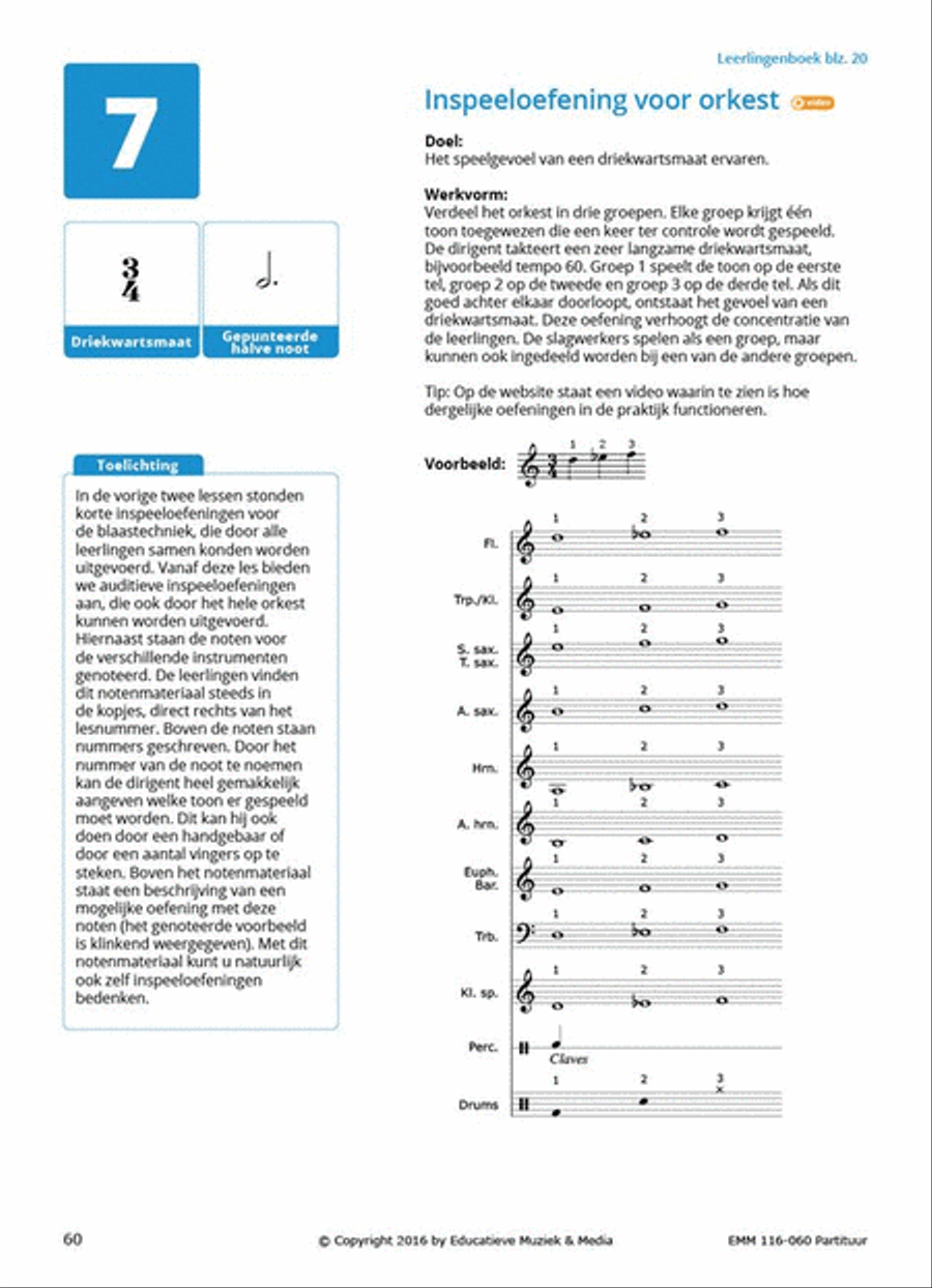 Samen Leren Samenspelen Partituur Concert Band scores gallery preview page 5