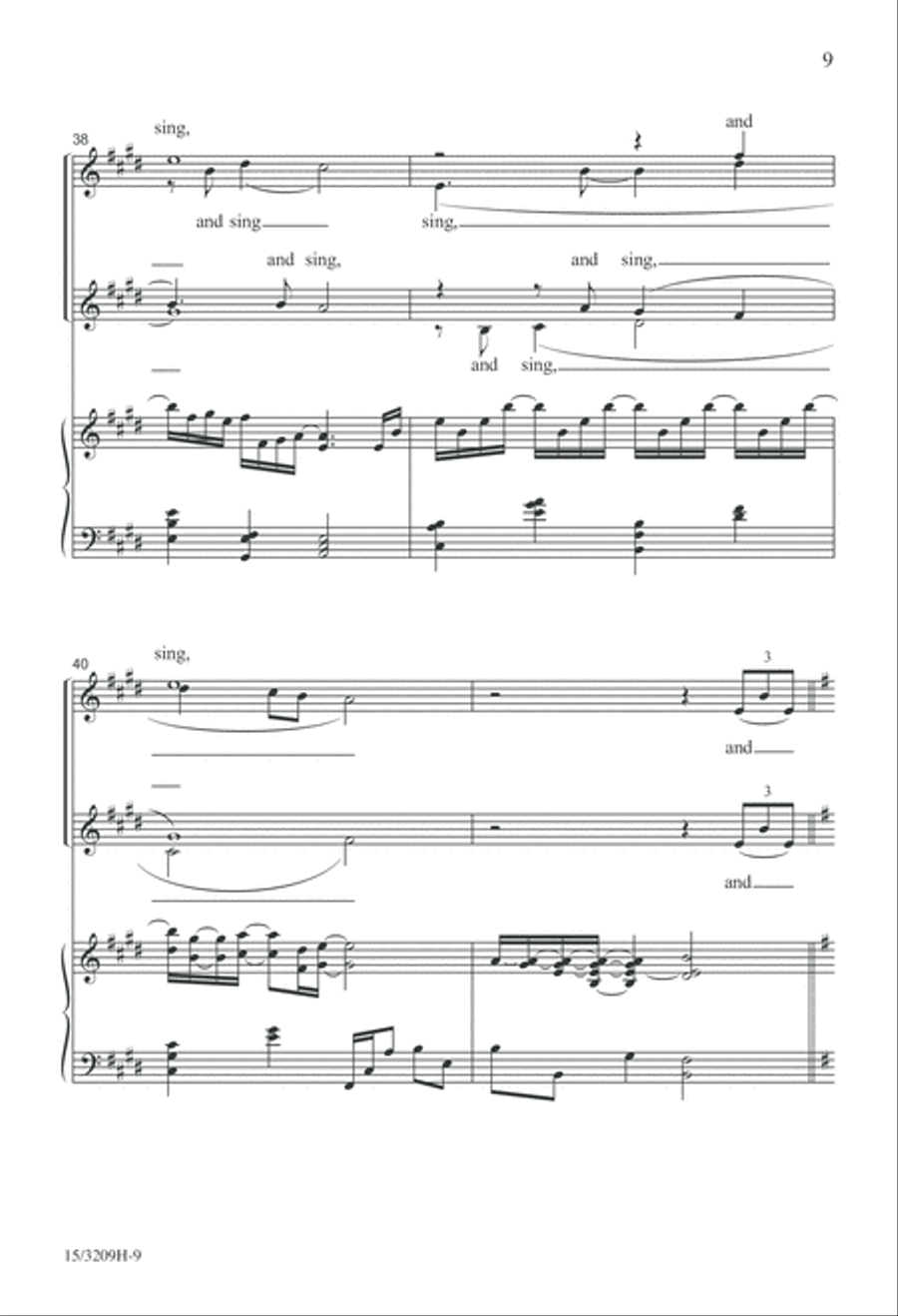 And I Can Sing SSAA scores gallery preview page 9