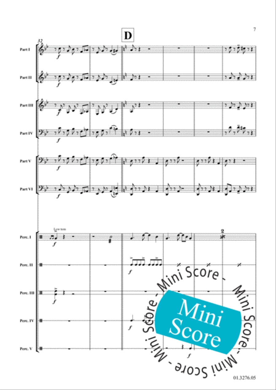 Festivo! Festivo! Concert Band scores gallery preview page 11