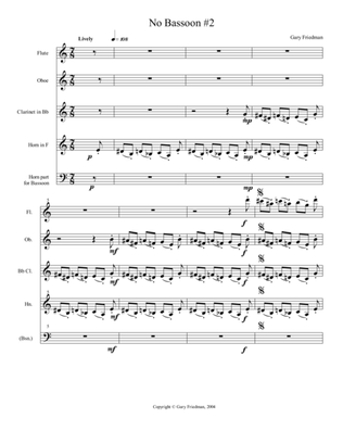 Horn (or Bassoon) Wind Quartet #2