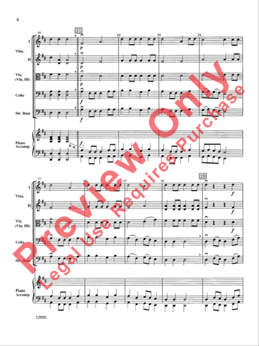 Frog in a Tree String Orchestra scores gallery preview page 5