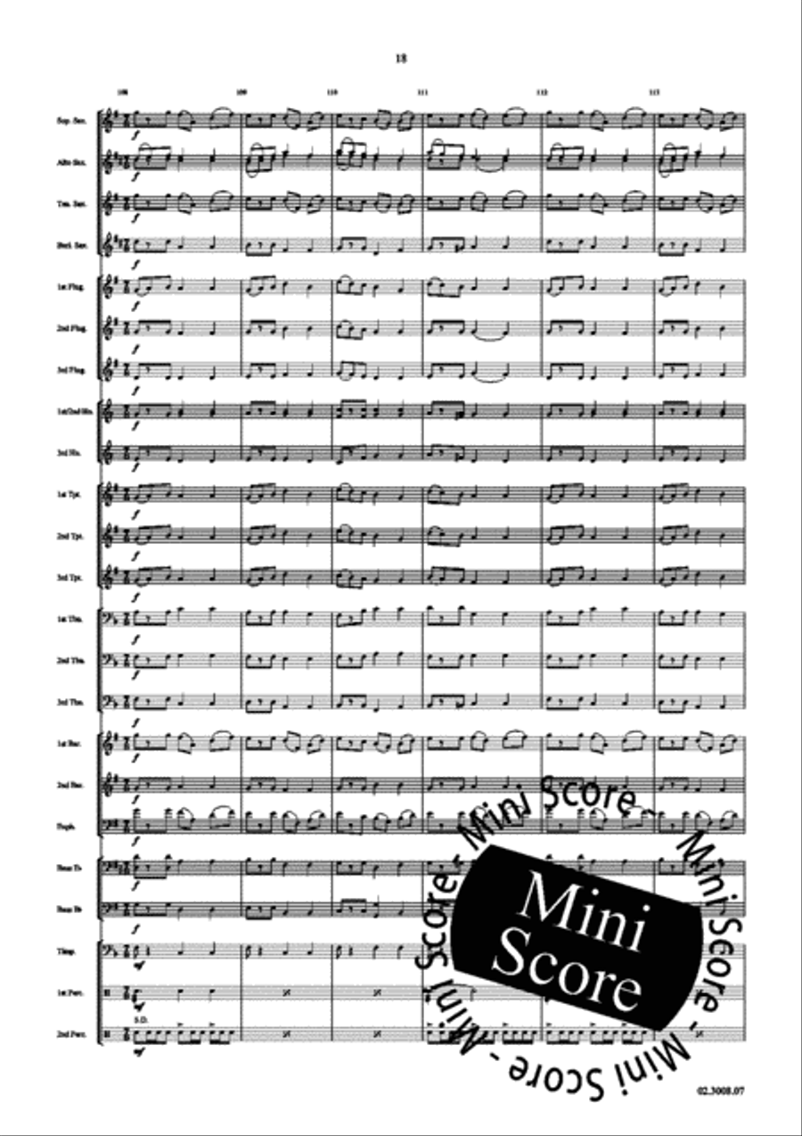 Salt and Pepper Fanfare Band scores gallery preview page 22