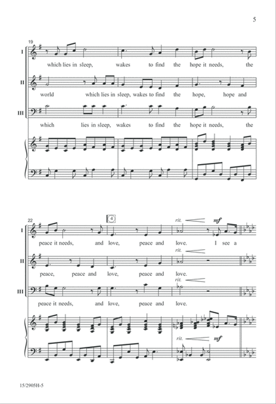 I See a Star 3-Part scores gallery preview page 5