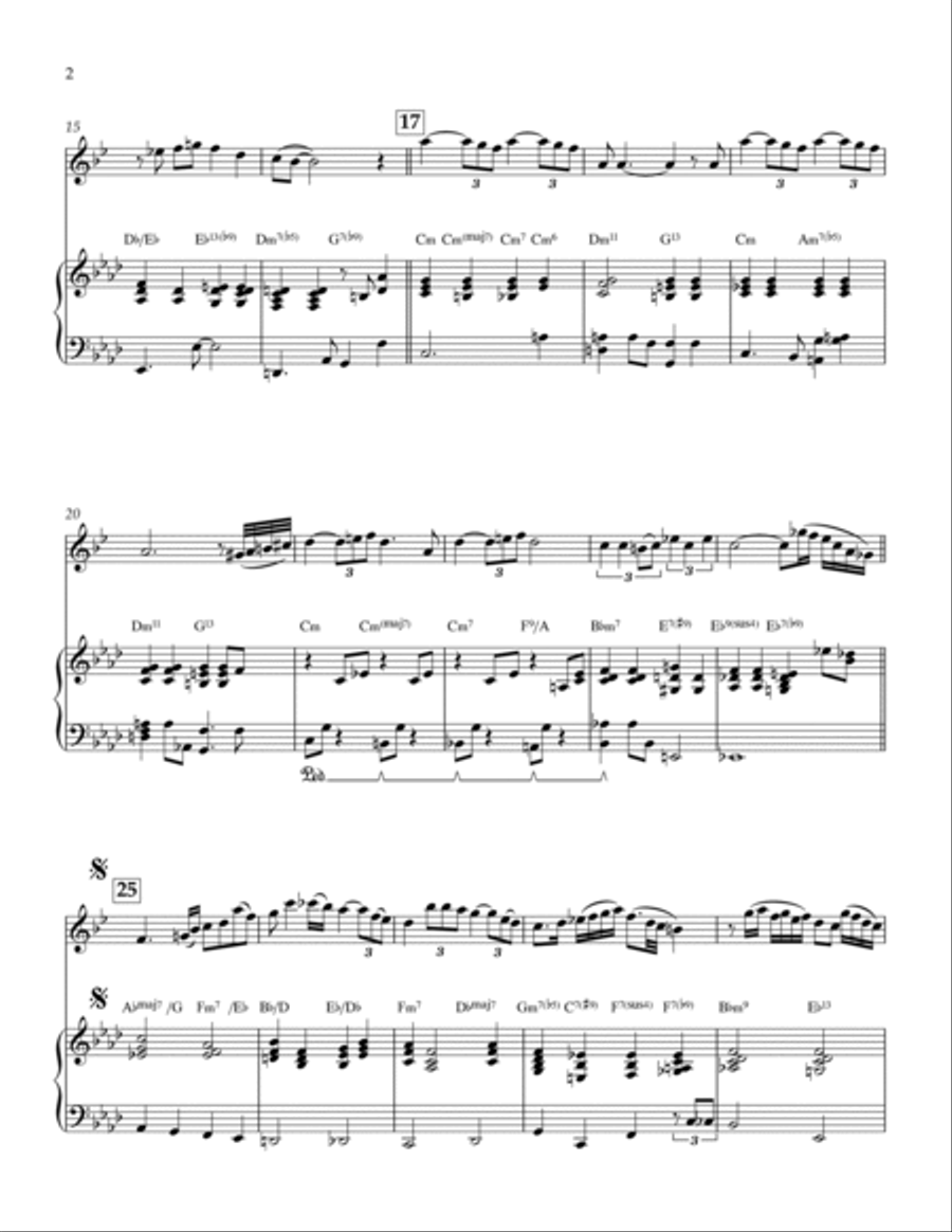 My One And Only Love My One And Only Love B-Flat Clarinet scores gallery preview page 2