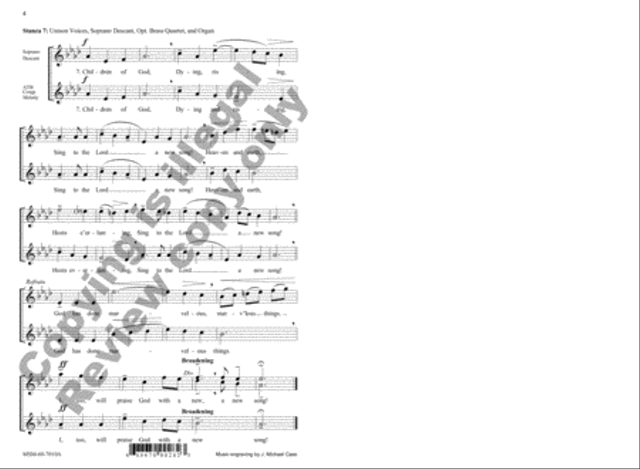 Earth and All Stars Earth and All Stars 4-Part scores gallery preview page 5