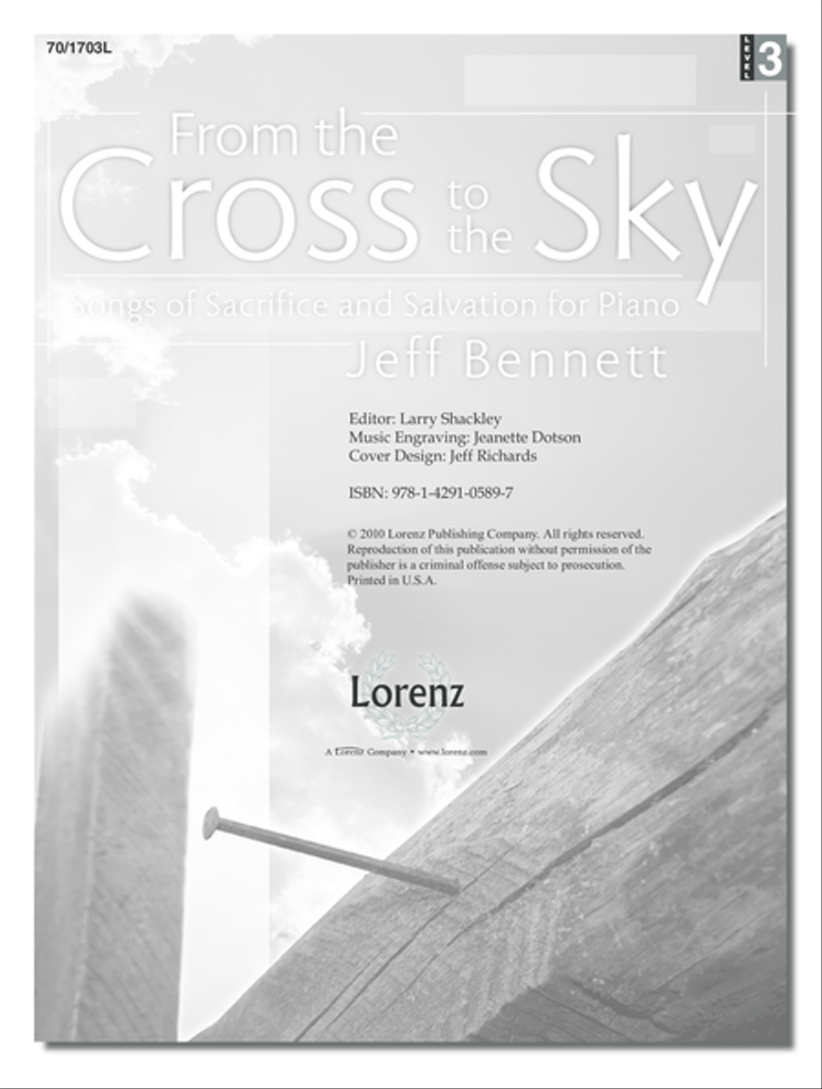 From the Cross to the Sky (Digital Download) Piano Solo scores gallery preview page 1