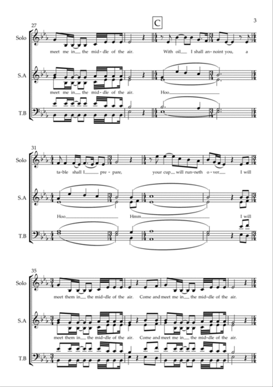 Meet Me In The Middle Of The Air 4-Part scores gallery preview page 3