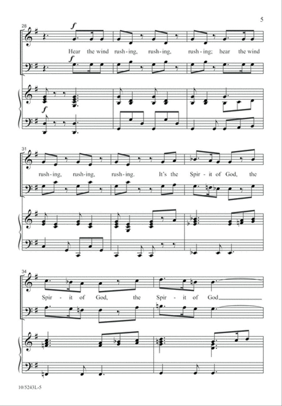 It's the Spirit of God! 2-Part scores gallery preview page 5