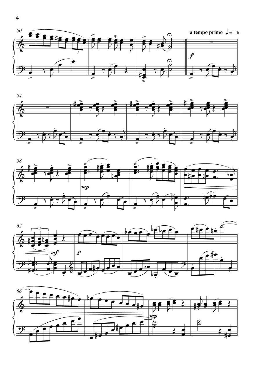 Tango Elena Piano Solo scores gallery preview page 6