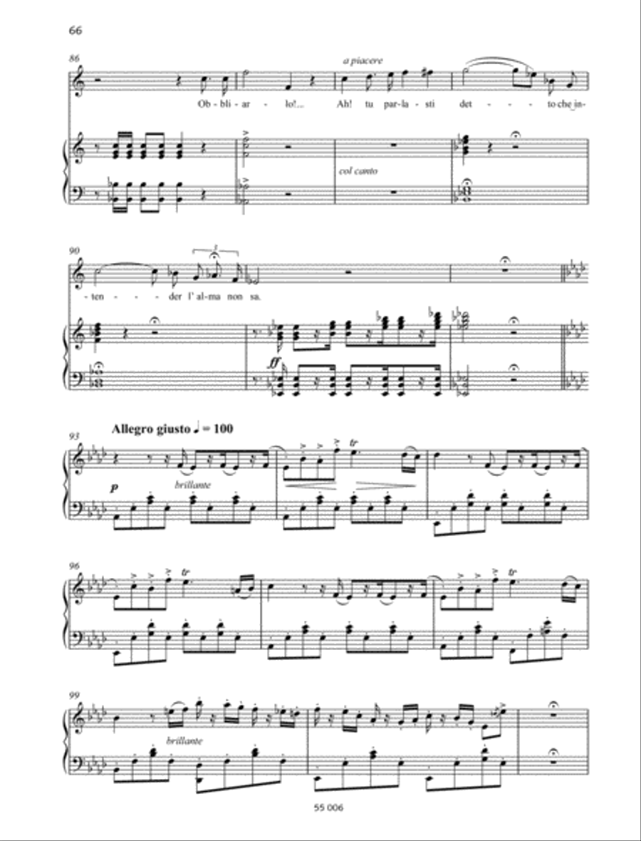 Tacea la notte placida Soprano Voice scores gallery preview page 6