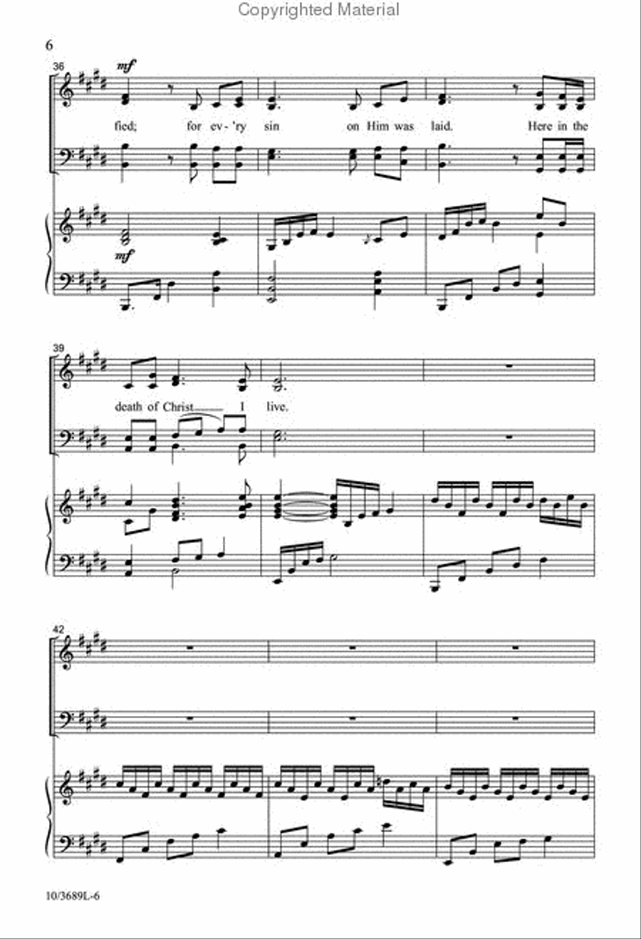 In Christ Alone In Christ Alone 4-Part scores gallery preview page 6