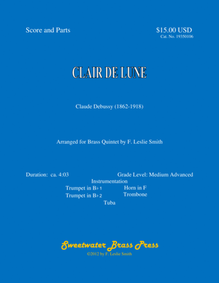 Book cover for Clair de Lune