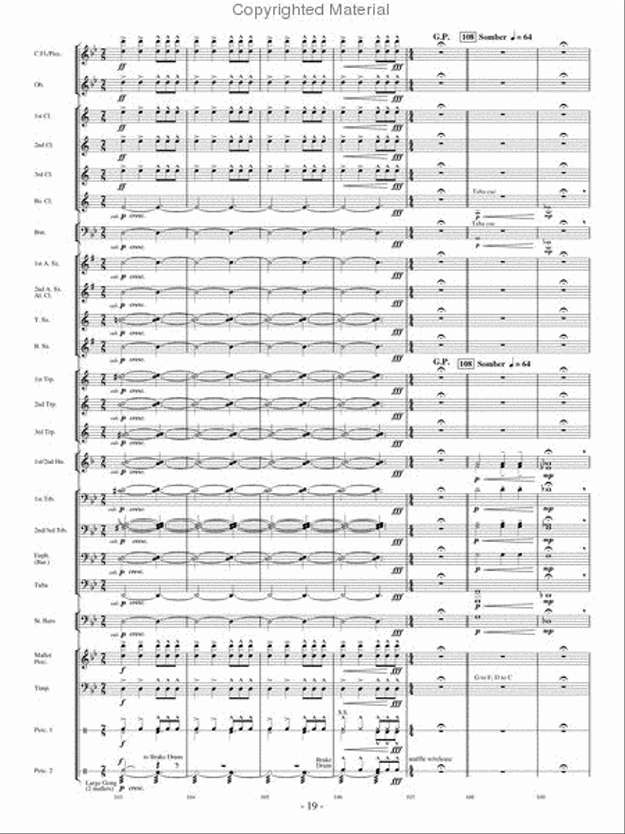 Flight of Valor Concert Band scores gallery preview page 18