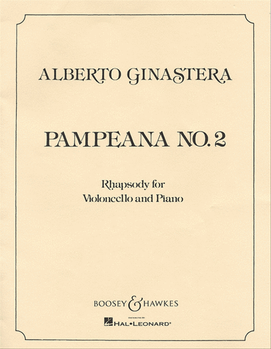 Pampeana No. 2 Piano Accompaniment scores gallery preview page 1