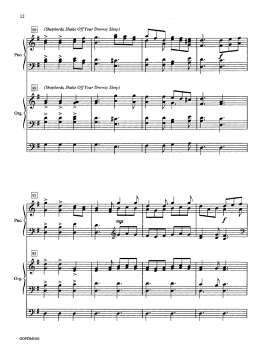 A Christmas Festival Organ scores gallery preview page 4
