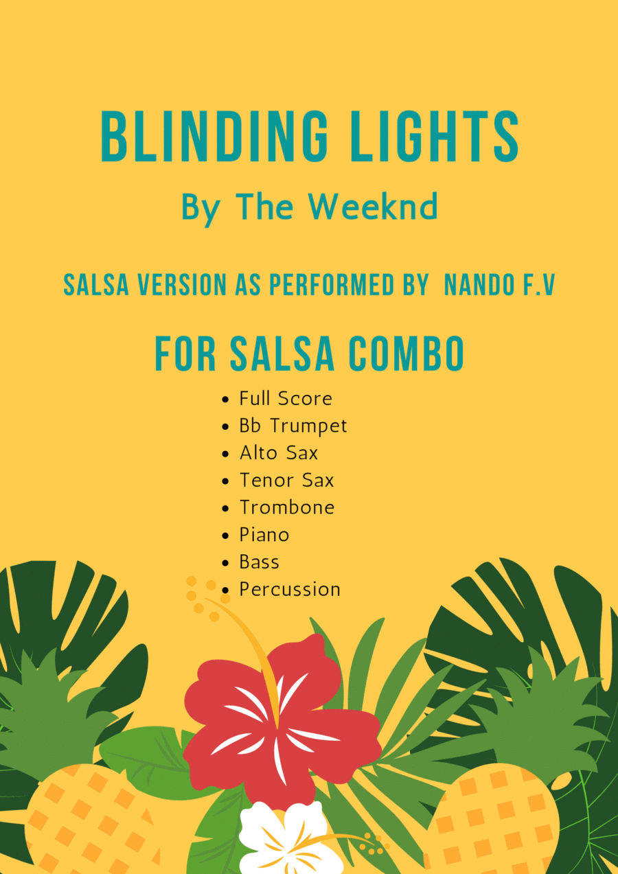 Blinding Lights Jazz Ensemble scores gallery preview page 1
