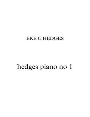 HEDGES PIANO NO 1
