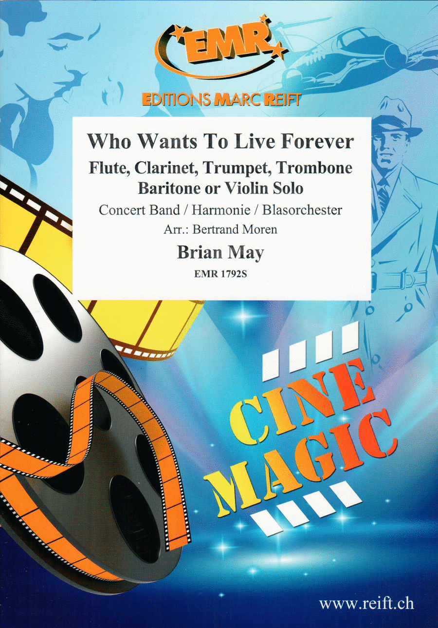 Who Wants To Live Forever Concert Band scores gallery preview page 1