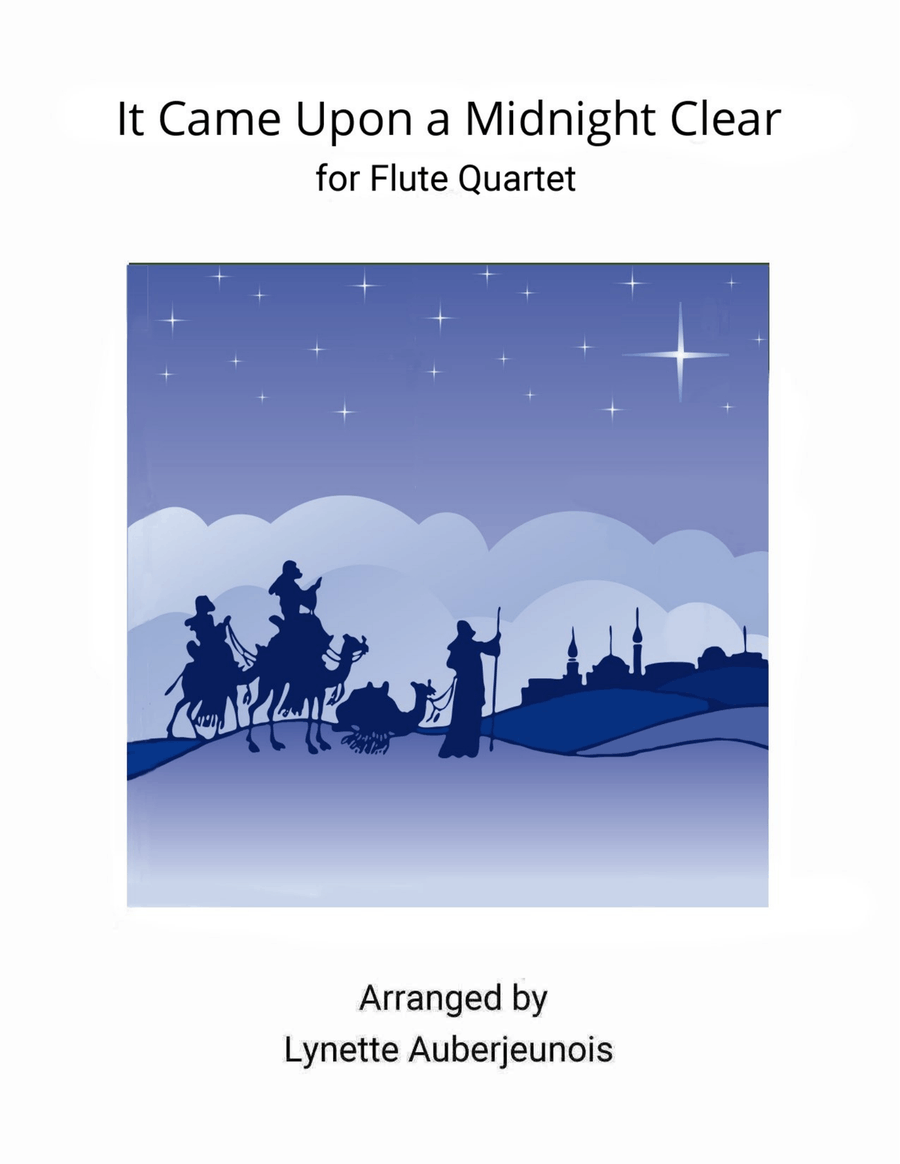 Book cover for It Came Upon a Midnight Clear - Flute Quartet