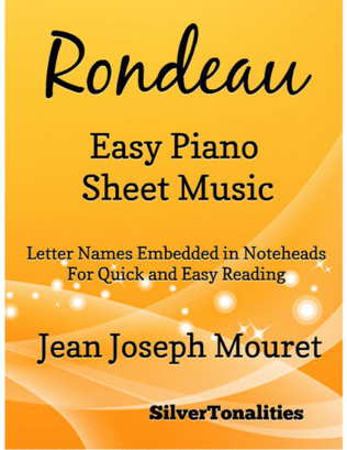 Book cover for Rondeau Easy Piano Sheet Music