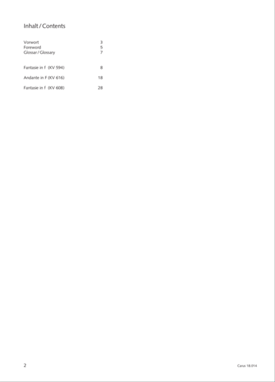 W. A. Mozart: Three organ works Organ scores gallery preview page 3