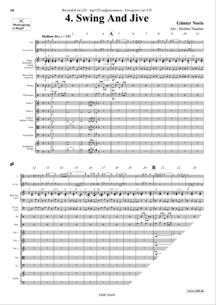 Let's Dance Volume 5 Let's Dance Volume 5 Woodwind Ensemble scores gallery preview page 6
