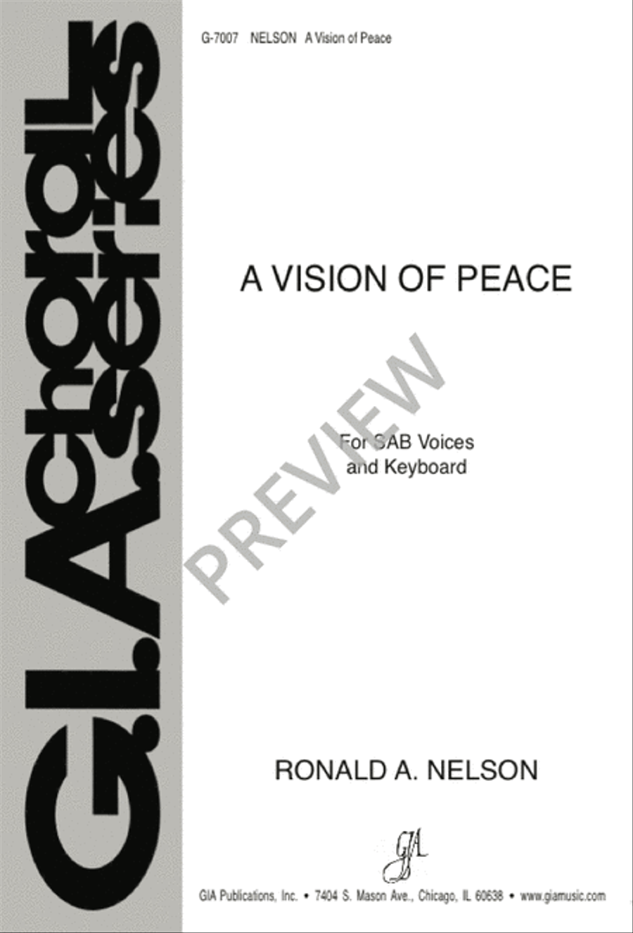 A Vision of Peace 3-Part scores gallery preview page 1