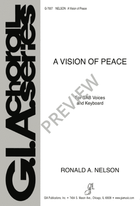 Book cover for A Vision of Peace