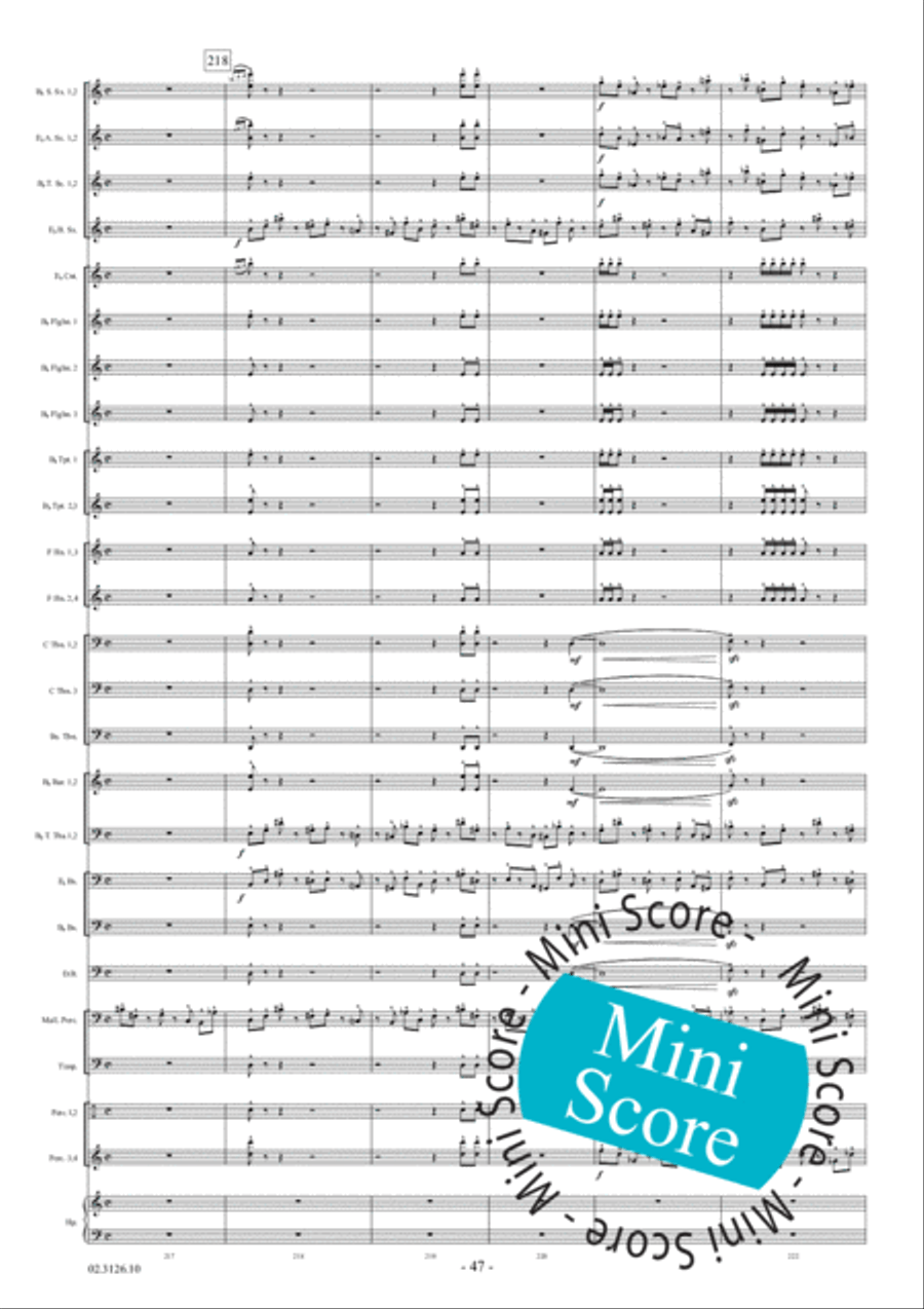 Migyur Fanfare Band scores gallery preview page 53