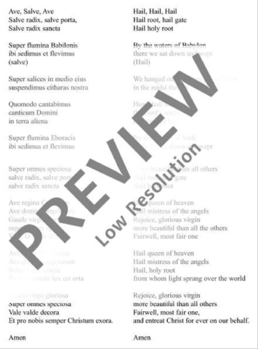 Super Flumina A Cappella scores gallery preview page 5