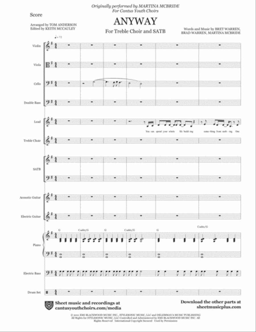 Anyway 4-Part scores gallery preview page 2
