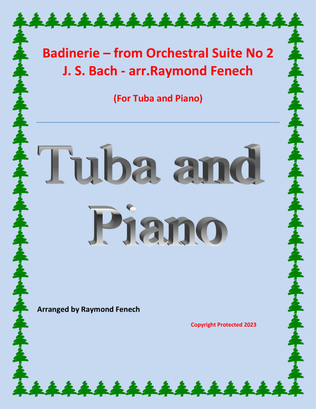 Book cover for Badinerie - J.S.Bach - for Tuba and Piano