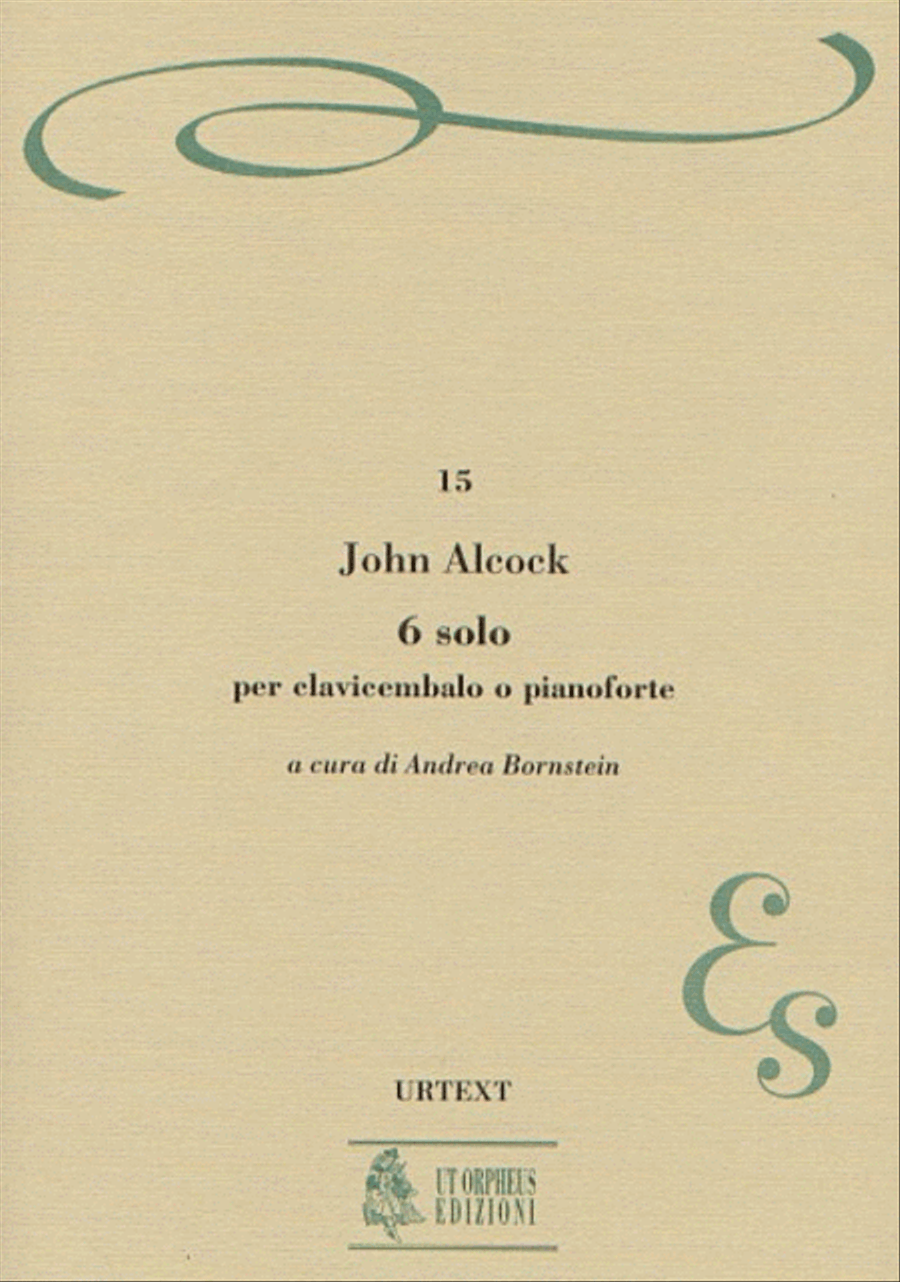 6 Solos (London c.1770) for Harpsichord or Piano