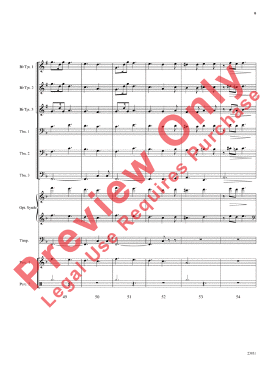 Alleluia Fanfare Alleluia Fanfare Choir scores gallery preview page 10