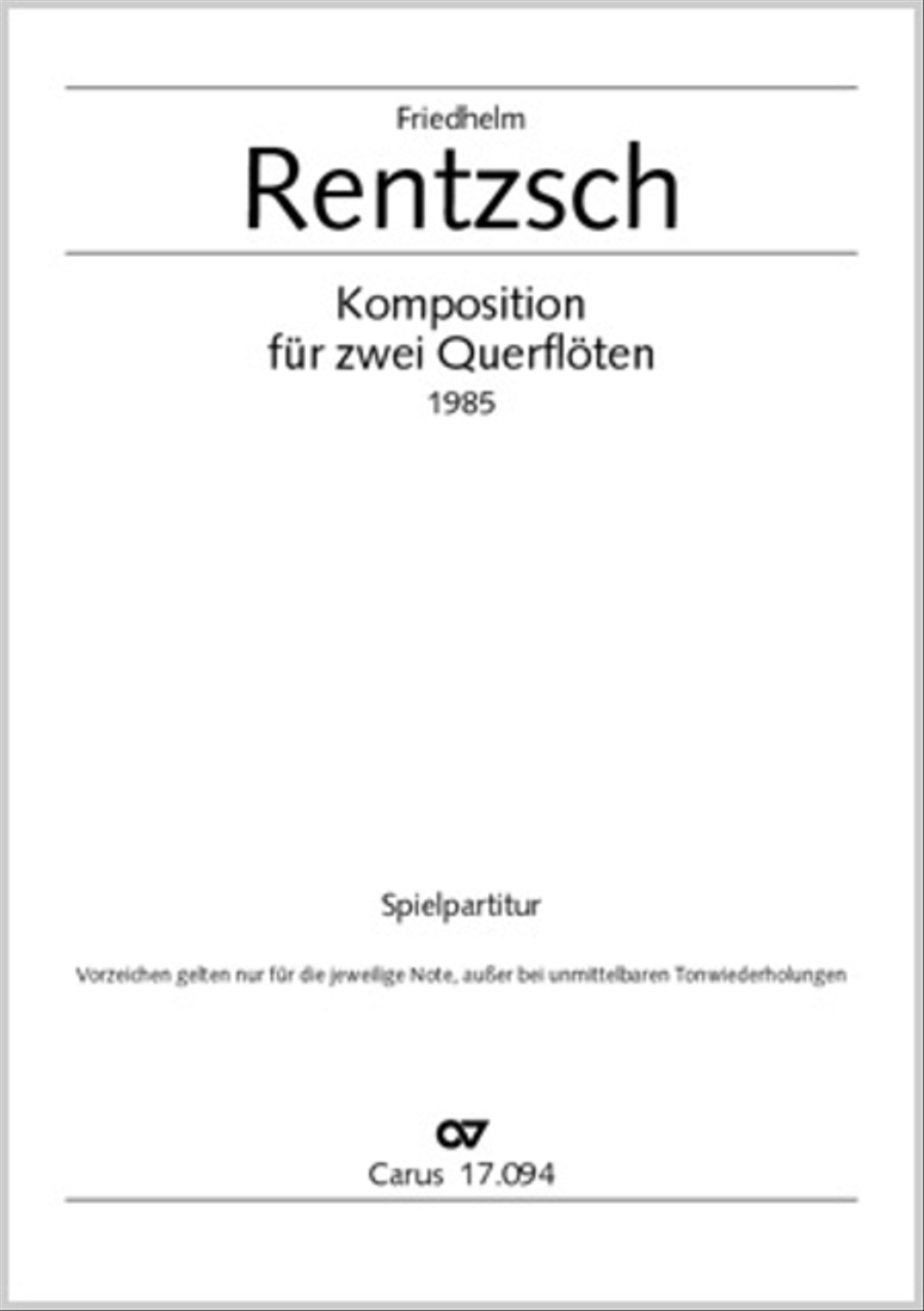 Duo for two flutes Flute Duet scores gallery preview page 1