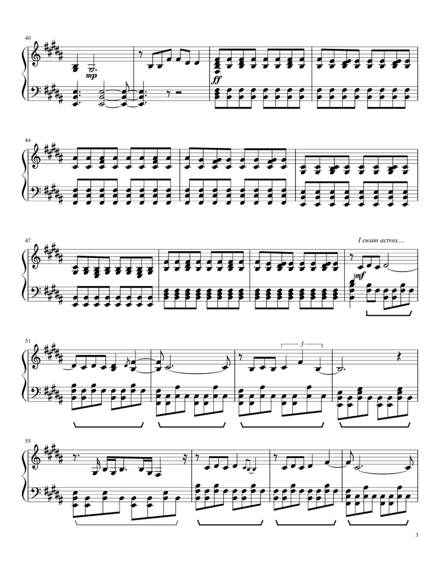 Yellow Easy Piano scores gallery preview page 3