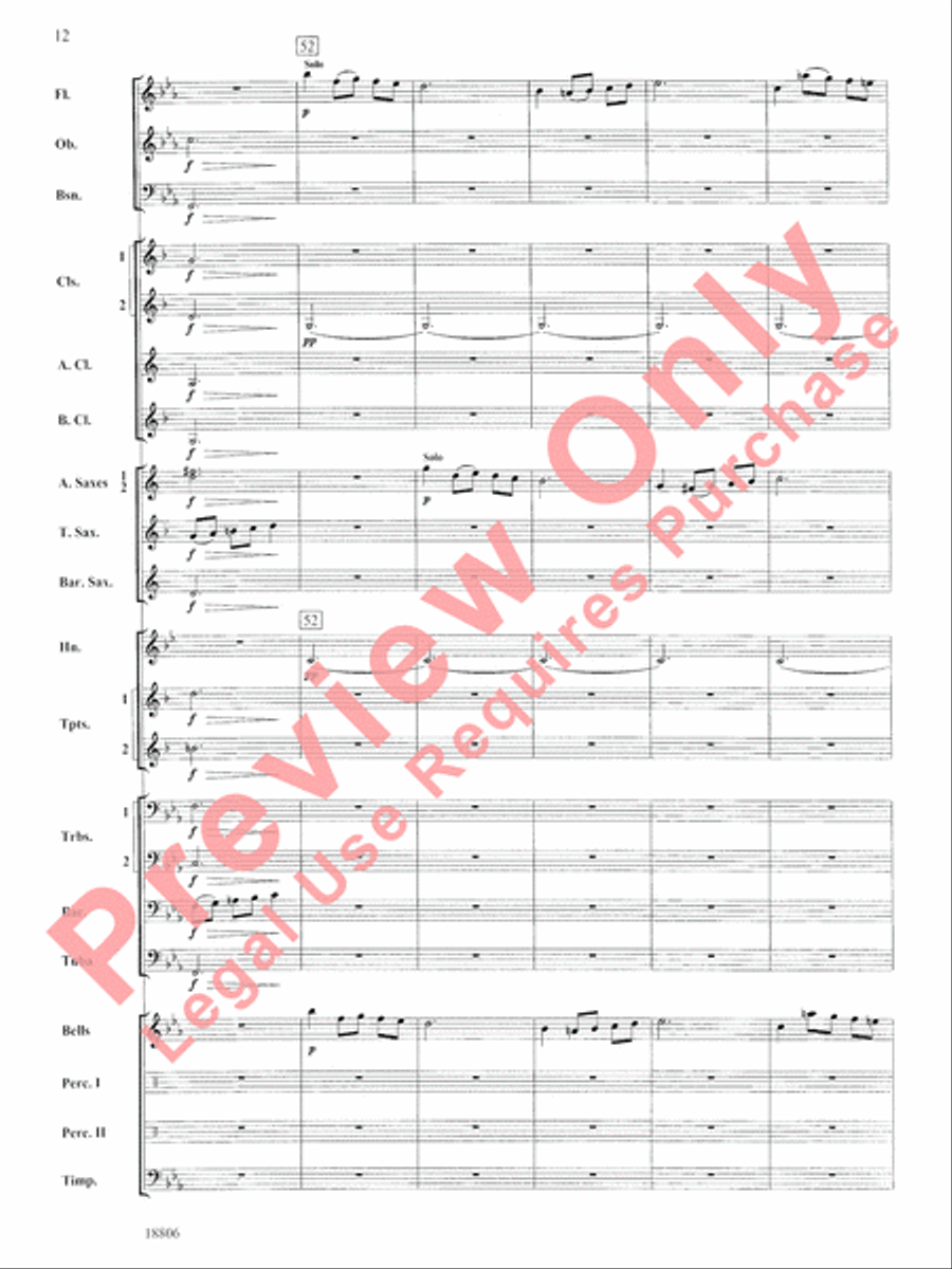 Quintology Concert Band scores gallery preview page 13