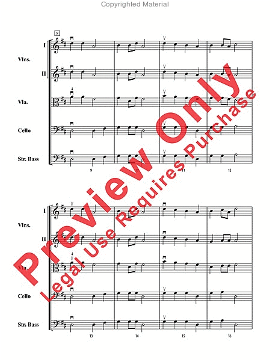 Airborne Heroes Airborne Heroes String Orchestra scores gallery preview page 3