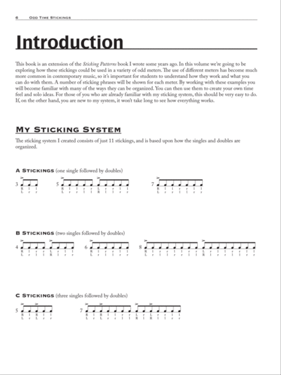 Odd Time Sticking Percussion scores gallery preview page 4