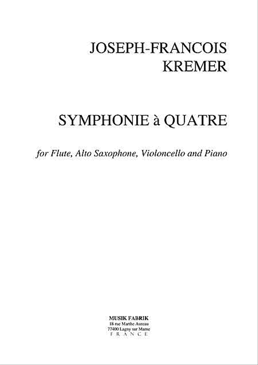 Symphonie a 4 Flute scores gallery preview page 1