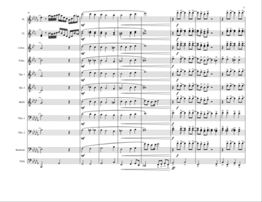 Total Praise Total Praise Marching Band scores gallery preview page 2