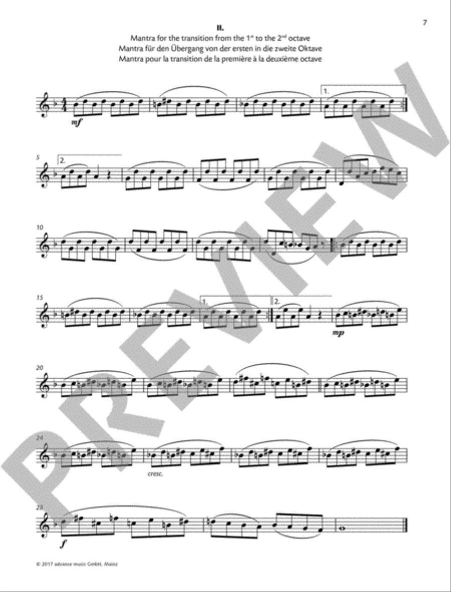 Saxophone Mantras Saxophone scores gallery preview page 3