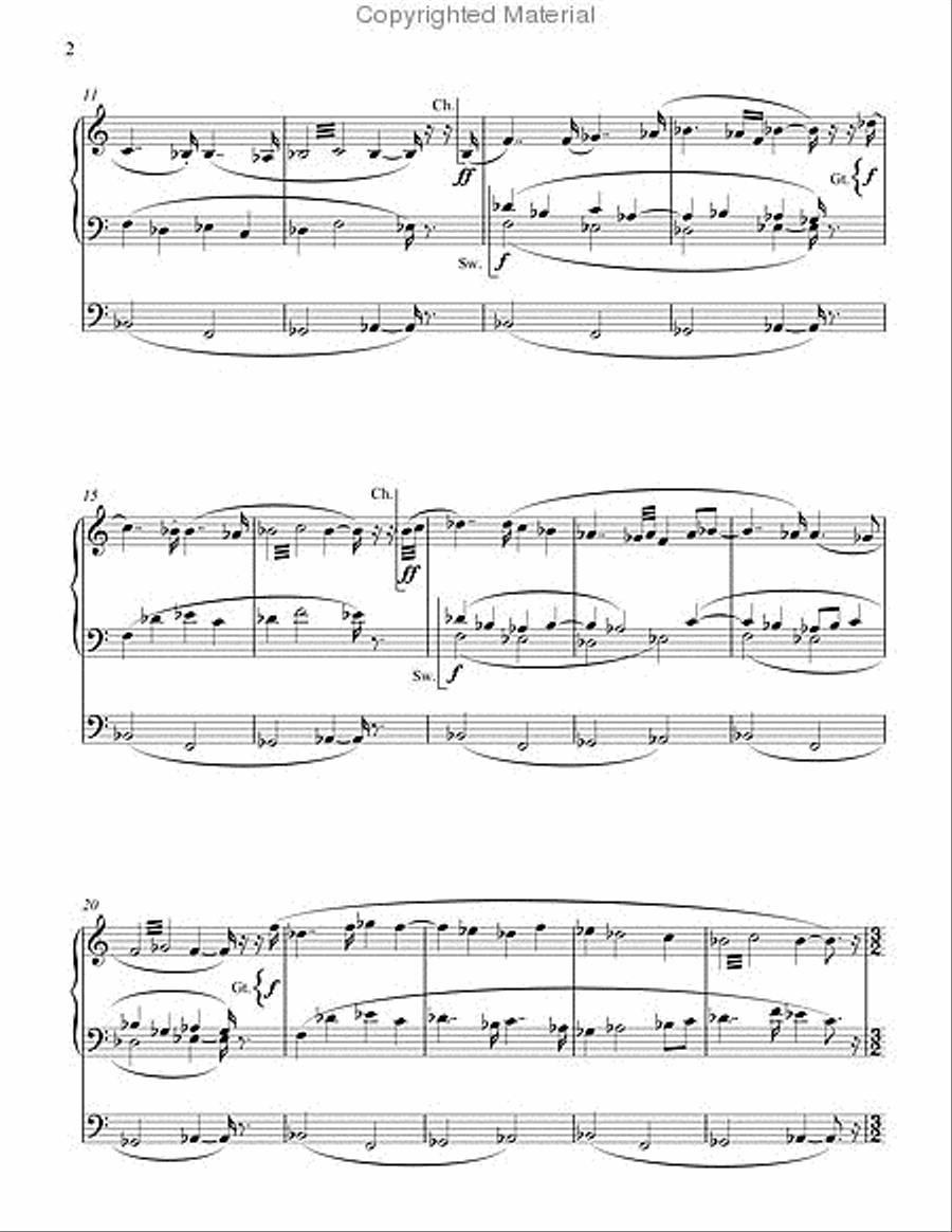 St. John's Suite four chorale preludes Organ scores gallery preview page 2