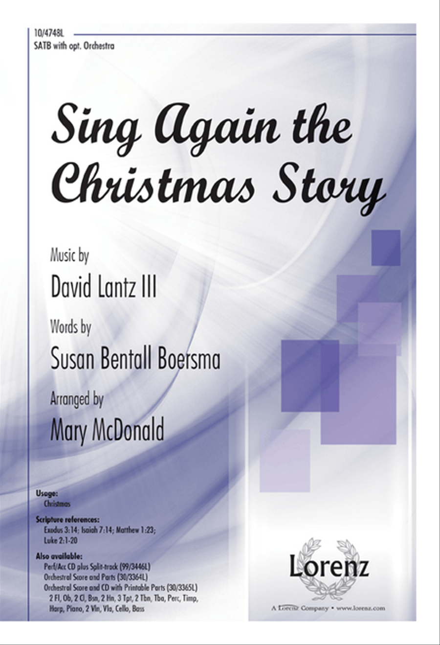 Sing Again the Christmas Story 4-Part scores gallery preview page 1