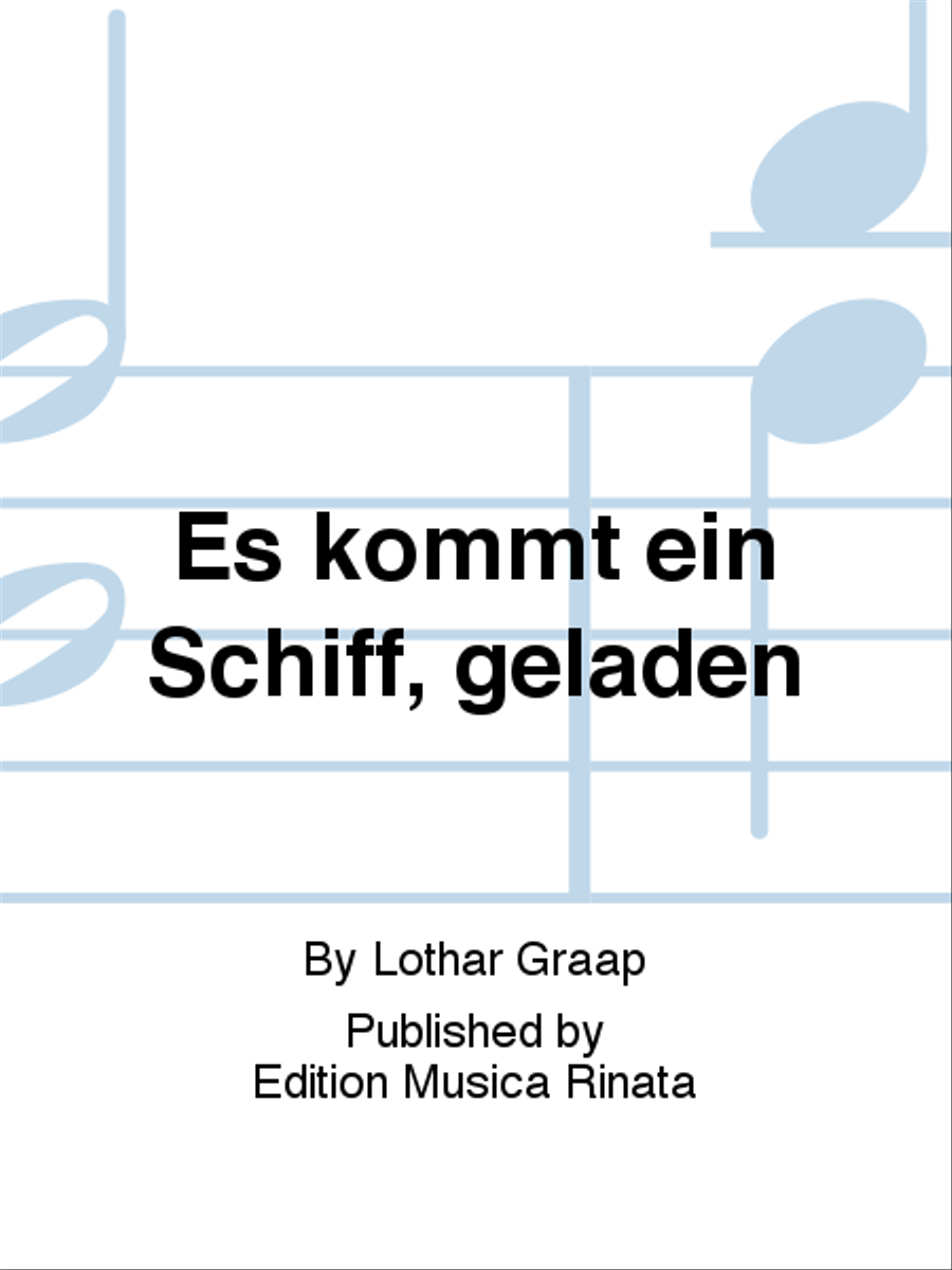 Es kommt ein Schiff, geladen 4-Part scores gallery preview page 1