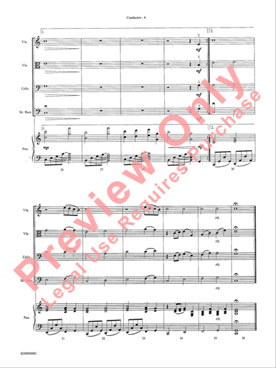 Believe (from The Polar Express) String Orchestra scores gallery preview page 7