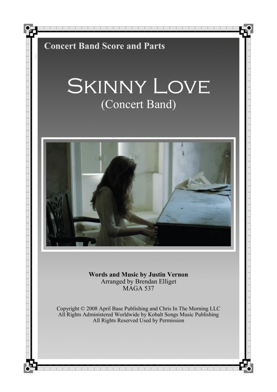 Skinny Love Concert Band scores gallery preview page 1