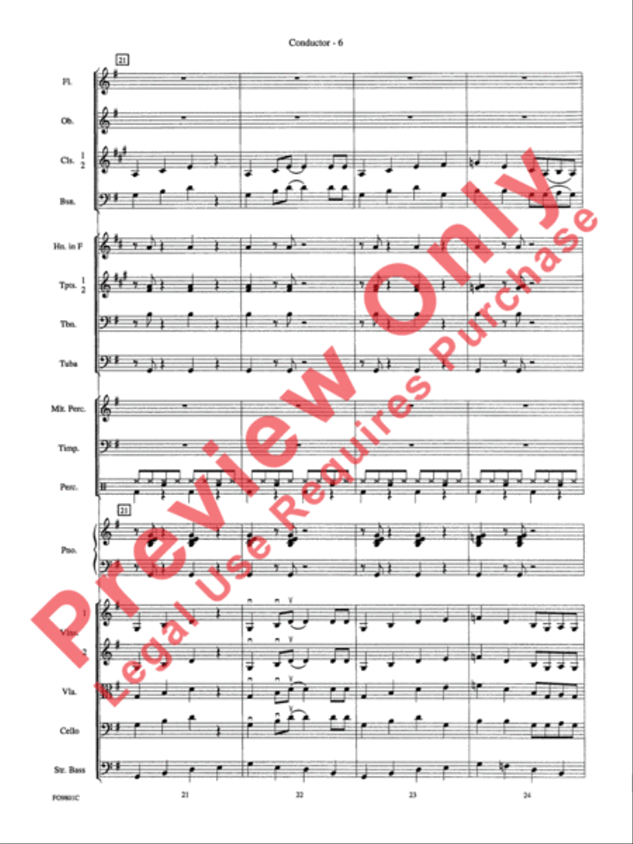 (We're Gonna) Rock Around the Clock Full Orchestra scores gallery preview page 8