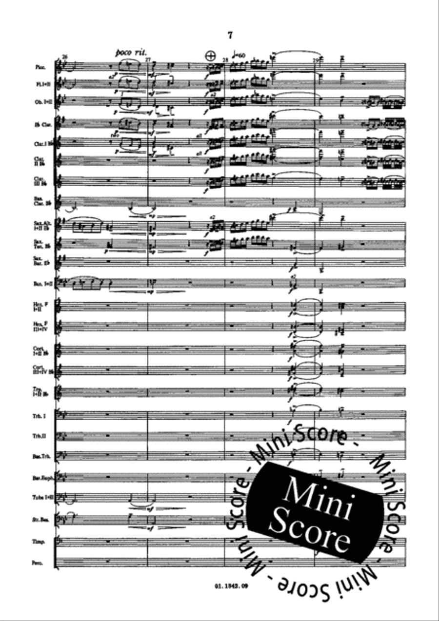 Fantasia and Fugue Concert Band scores gallery preview page 17